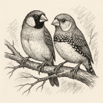 Амадин — яскравий співун і веселий улюбленець